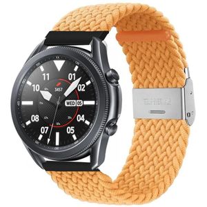 22mm Universele nylon gevlochten metalen gesp-riem