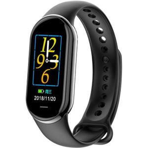 M8 1 14 inch IP68 waterdicht kleurenscherm smartwatch  ondersteuning hartslag / bloeddruk / bloedzuurstof / bloedsuikermonitoring