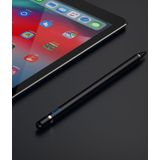 JOYROOM JR-K811 uitstekende serie micro USB oplaadbare actieve capacitieve Stylus pen met magnetische dop  compatibel met Android & IOS (zwart)