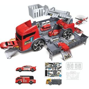 Kinderen Speelgoed Tractor Container Truck Simulation Parkeerplaats Auto Model Set (Fire Engine)