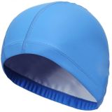 Volwassen waterdichte PU coating rekbare zwemmen GLB houden lang haar droge oor bescherming zwemmen GLB (blauw)