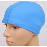Volwassen waterdichte PU coating rekbare zwemmen GLB houden lang haar droge oor bescherming zwemmen GLB (blauw)