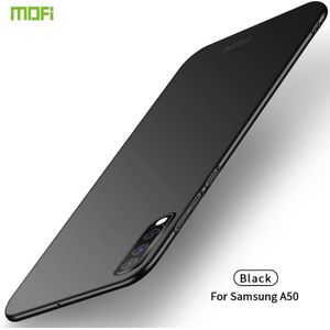 Voor Galaxy A50 MOFI Frosted PC ultradunne hard case (zwart)