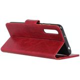 Voor Wiko View4 Lite Nappa Texture Horizontale Flip Lederen Case met Holder & Card Slots & Wallet(Rood)