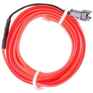 2M koud licht flexibele LED strip licht voor auto decoratie (rood licht)