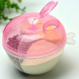 5 PC'S baby melkpoeder formule dispenser voedsel container opslag voederen vak 3 laag lekvrije reizen opbergdoos voor kinderen peuter (geel)