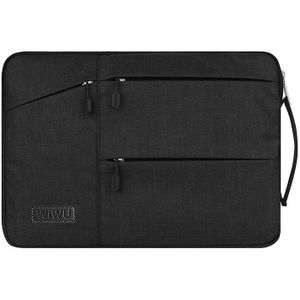 WIWU 12 inch grote capaciteit waterdichte hoes beschermende case voor laptop (zwart)