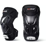 PRO-BIKER 2 in 1 Outdoor Sports Knee Pad Hiking Ski Motorcycle Bicycle Riding Protective Gear with Reflective Strip(Black)