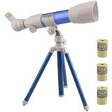 Kinderen high-definition meerdere astronomische telescoopwetenschap onderwijshulpmiddelen (een modelblauw)