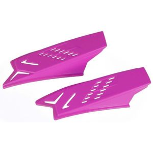 BSDDP A0304 Helm hoek gemodificeerde accessoires persoonlijke decoratieve hoorns (roze harde lijm)