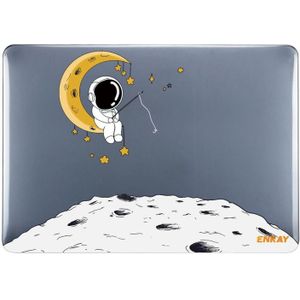 Enkay Spaceman Pattern Laotop Beschermend Crystal Case voor MacBook Air 13.3 Inch A2179 / A2337 (Spaceman No.3)