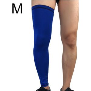 Outdoor basketbal badminton sport knie pad paardrijden Running Gear lange ademende bescherming benen panty  maat: M