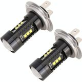 2 PCS H7 DC12V 4 3W 6000K 500LM auto mistlampen met 12LEDs SMD-2525