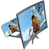 L6 12 inch Gebogen scherm mobiele telefoon scherm vergrootglas 3D High-definition scherm vergrootglas multifunctionele lazy bracket