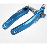 JIANKUN IXF Mountain Bike Hollow Crank Modified Single-plate Left and Right Cranks Crankshaft Bottom Axle  Style:Left and Right Crank(Blue)