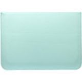 PU-leer Ultra-dunne envelope bag laptoptas voor MacBook Air / Pro 11 inch  met standfunctie (Mintgroen)