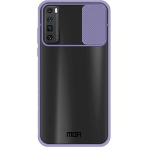 Voor Huawei nova 7 Pro MOFI Xing Dun Series PC + TPU Anti-peep Waterproof and Anti-drop All-inclusive Protective Shell  Translucent Frosted(Purple)