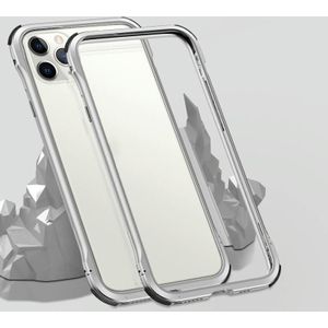 Schokbestendig metalen beschermframe voor iPhone 11 Pro Max(Zilver)