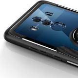 Scratchproof TPU + acryl ring beugel beschermende case voor Huawei mate 10 Pro (zwart)