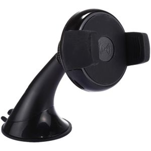 Universele 360 graden draaien auto draadloze oplader telefoon houder staan monteren  Clip breedte: 53-108mm  voor iPhone  Samsung  LG  Nokia  HTC  Huawei en andere Smartphones(Black)