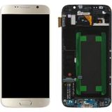 Originele Lcd-scherm en Digitizer Volledige Montage met Frame Voor Samsung Galaxy S6 SM-G920F (Goud)