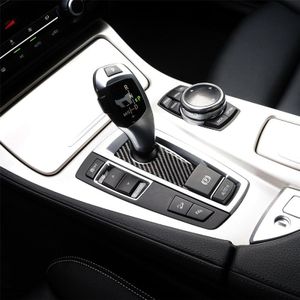 Carbon Fiber auto Handbrake onder panel decoratieve sticker voor BMW 5-serie F07 F10 F25 F26/GT x3 X4 2009-2016