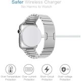 30cm universele draagbare magnetische draadloze oplader voor Apple Watch Series 4 & 3 & 2 & 1 (wit)
