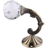 2 PC's Retro Water Wafer hoofd Barb gordijn decoratieve muur Hook(Bronze)