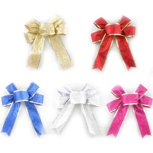 5 stuks 2m Christmas Party decoratie Glitter poeder kerstboom decoratie Ribbon(Baby Blue)