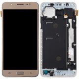 TFT-materiaal LCD-scherm en digitizer volledige assemblage met frame voor Galaxy J7 (2016)/J710F (goud)