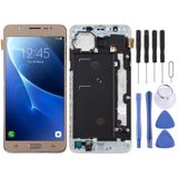 TFT-materiaal LCD-scherm en digitizer volledige assemblage met frame voor Galaxy J7 (2016)/J710F (goud)