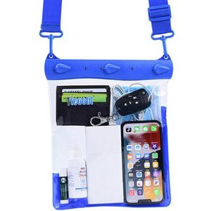 Tteoobl T-019A Sundries Storage Bag Phone Waterproof Shoulder Messenger Bag  Size: One Code(Blue)