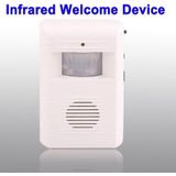 Infrarood-Welkom-apparaat/infrarood sensor Welkom deurbel (wit)