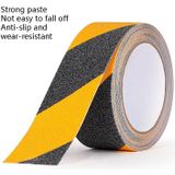 4 PCS Sands Anti-Slip Tape Ground Sticking Line Slijtvaste Trap Stap Waarschuwingstape Zwart Geel 5cm x 5m