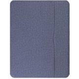Cloth Texture TPU Horizontal Flip Leather Case with Pen Slot & Holder For iPad Pro 11 inch 2021 / 2020 / 2018(Blue)
