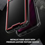 For T-Mobile Revvl 6 Pro 5G Armour Two-color TPU + PC Phone Case(Black)