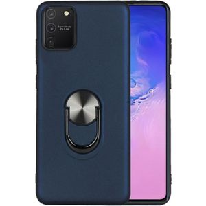 Voor Galaxy S10 Lite & A91 & M80s 360 Rotary Multifunctionele Stent PC+TPU Case met Magnetic Invisible Holder(Navy Blue)