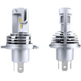 2 stuks M3 H4 DC9-32V/17W/6500K/2000LM IP68 auto LED koplamp lampen (koel wit)