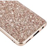 Voor OPPO Reno3 Glitter Powder Shockproof TPU Beschermhoes (Zilver)