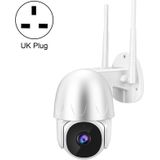 TUYA QX45 1080P Full HD IP65 Waterdichte 2.4G Draadloze IP-camera  ondersteuning Amazon Alexa & Google Home & Motion Detection & Two-Way Audio & Night Vision & TF-kaart