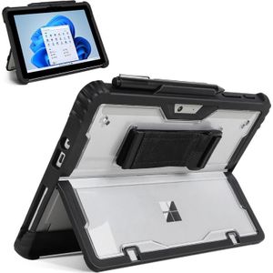 Voor Microsoft Surface Go 1/2/3 Acryl Transparante Handriem Laptop Case