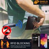 Voor Samsung Galaxy A73 5G GQUTROBE RFID blokkerende olie Wax lederen telefoonhoes