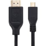 PULUZ Video 19 Pin HDMI to Micro 5 Pin HDMI Cable voor HERO 4/5 SESSION / (2018) 7 / 6 / 5 / 4 / 3+ / 3 / 2 / 1, Length: 1.5m