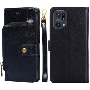 Voor Oppo Zoek X5 Pro Zipper Bag Lederen telefoonhoesje