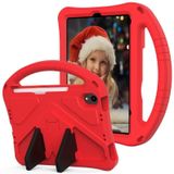 EVA Flat Anti Falling Protective Case Shell with Holder For iPad mini 6 2021(Red)