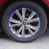 16 inch wiel Hub reflecterende Sticker kleur voor luxe Car(Blue)