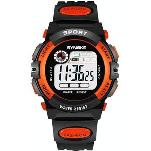 Syneke 99269 Kinderen Sport Waterdicht Digitaal Horloge  Kleur: Groot (Oranje)