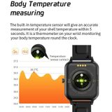 MX7 1.69 inch IPS-aanraakscherm IP68 Waterdicht Smart Watch  ondersteuning Slaapbewaking / hartslagmonitoring / Bluetooth-oproep / lichaamstemperatuur Monitoring (ROSE GOUD)