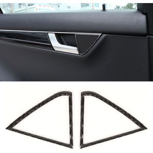 2 stks auto achterste hoorn panel Carbon Fiber decoratieve sticker voor Mercedes-Benz W204