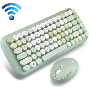 Mofii snoep punk keycap gemengde kleur draadloze toetsenbord en muis set